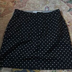 Polka Dot Black Skirt